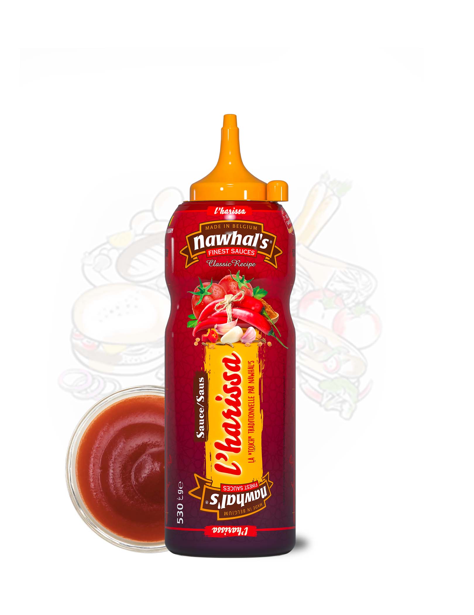 Sauce Harissa 530g Nawhal's