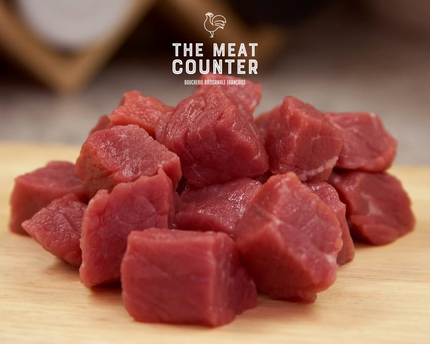 Australian Black Angus Beef Cubes Marinated