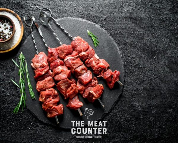 Australian Lamb Skewers (Brochettes d'agneau)