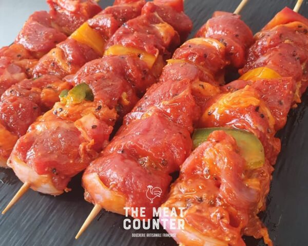 Australian Lamb Skewers Marinated (Brochettes d'agneau marinées)